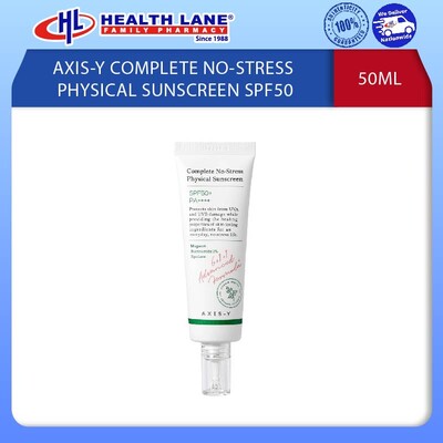 AXIS-Y COMPLETE NO-STRESS PHYSICAL SUNSCREEN SPF50 50ML